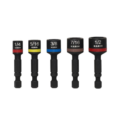 Klein Tools 32925S Nut Setter Set, Magnetic Impact