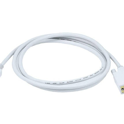 Monoprice 6ft 28AWG DisplayPort to VGA Cable - White