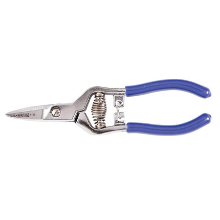 Klein Tools 744 Spring Action Snip, 6-3/4-Inch, Ma
