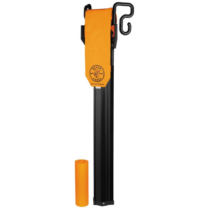 Klein Tools BC515S Hot Stick Holder Module with Magnetic Flap, Fits 8-Foot & 12-Foot Telescoping Sticks, Orange & Gray, Nylon