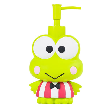 Franco Collectibles Sanrio Keroppi Soap Dispenser/Lotion/Hand Sanitizer, Resin, 370 ml, Officially Licensed Product