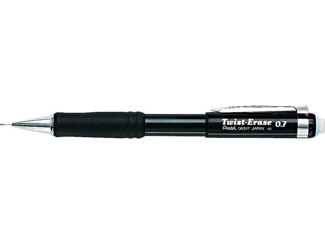 Pentel 0.7mm Twist Erase Mechanical Pencil (Pack of 12), QE517A
