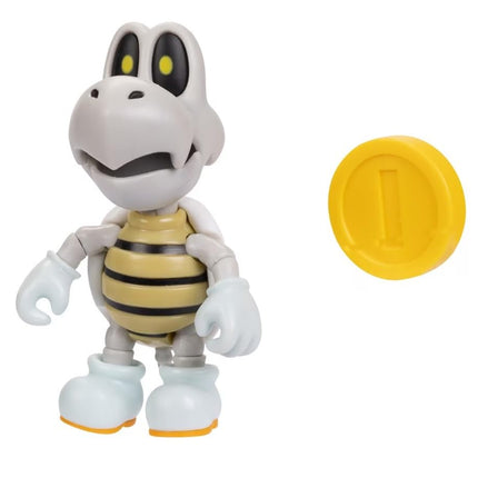 SUPER MARIO 4 inch Action Figure (Dry Bones with Coin)