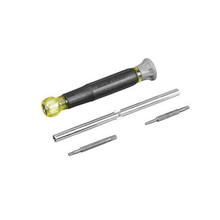 Precision Electronics Screwdriver 4-in-1, Torx, Spin Top, Cushion Grip, Industrial Strength Bits Klein Tools 32585