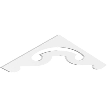 Ekena GPP060X013X100NOR Gable Pediment, Primed, 60" W x 12 1/2" H x 1" P (5/12)
