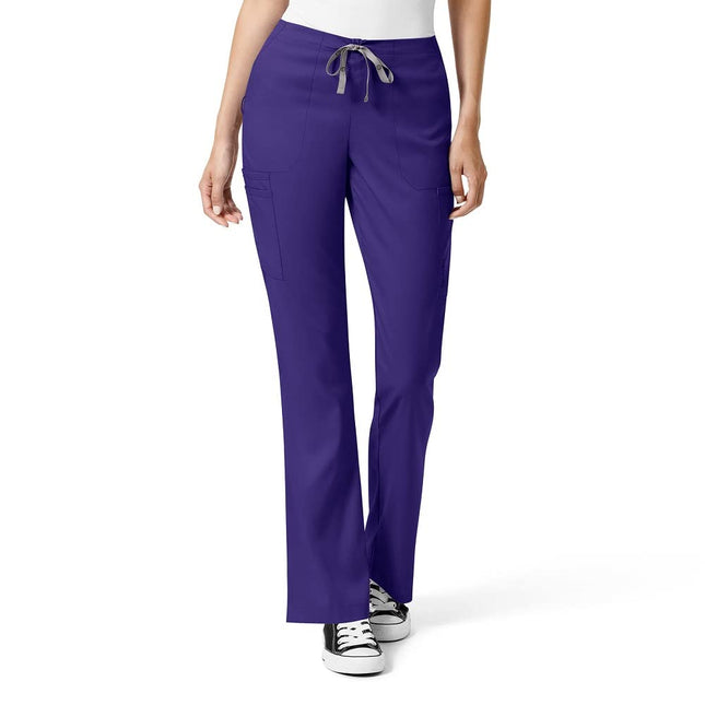 WonderWink Women's Moderate Flare Leg Cargo Pant, 