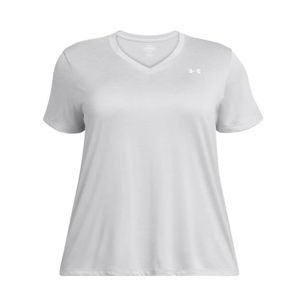 Camiseta de Manga Corta con Cuello de Pico Tech Twist de Under Armour para Mujer
