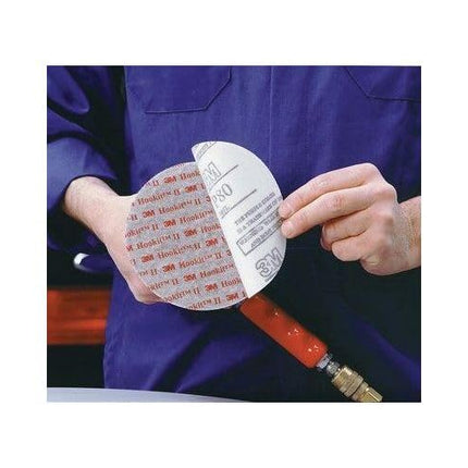 3M 01136 Hookit Red 6" P800 Grit Dust-Free Abrasive Disc
