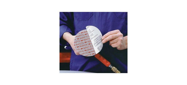 3M 01136 Hookit Red 6" P800 Grit Dust-Free Abrasive Disc
