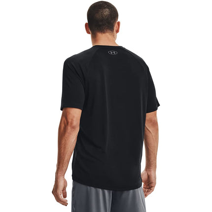 Camiseta de manga corta Under Armour Tech 2.0 para hombre, negro (001)/grafito, X-Large Tall