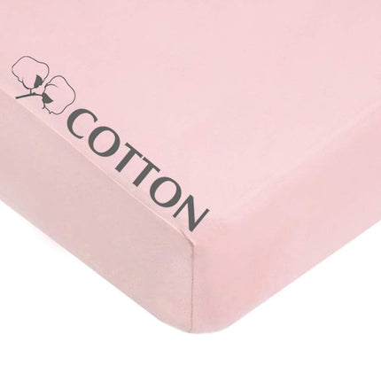 American Baby Company Drap-housse 100 % coton jersey pour lits de bébé et matelas pour tout-petits, rose bébé, pour garçons et filles