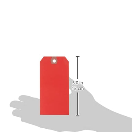 Avery 12345 Unstrung Shipping Tags, Paper, 4 3/4 x 2 3/8, Red (Box of 1000)