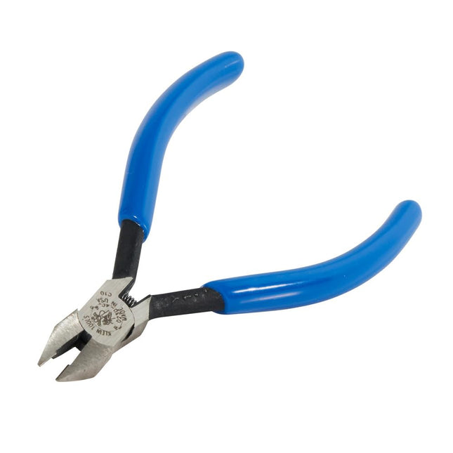 Klein Tools D230-4C 4-Inch Midget Diagonal Cutting Pliers Nickel Ribbon Wire Cutters by Klein Tools