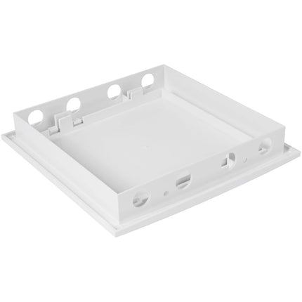 Repa Market 6 x 6 Inch Wall Access Panel for Drywall – White ABS Plastic Wall Hole Cover Plate/Plumbing Access Panel for Drywall & Ceiling/Cover Plates with Latch – Durable Service Hatch