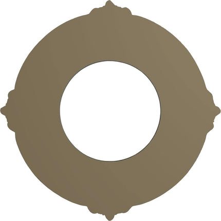 Ekena Millwork CM09BNBZS Ceiling Medallion 9" OD x 4 ID x 5/8" P Benson (fits Canopies up to 4 1/8"), Bronze