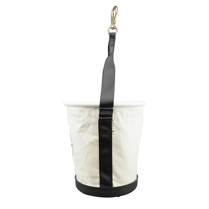 Klein Tools Seau à parois coniques avec mousqueton pivotant, toile 5113S, beige/naturel