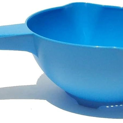Tupperware 2 Quart Colander Strainer with Handle in Blue