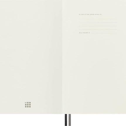 Moleskine - Classic Expanded Ruled Paper Notebook - Soft Cover and Elastic Closure Journal - Color Black - Size Large 13 x 21 A5 - 400 Pages