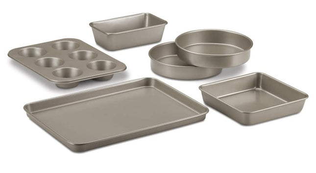 Cuisinart 6-Piece Classic Bakeware Set, Champagne