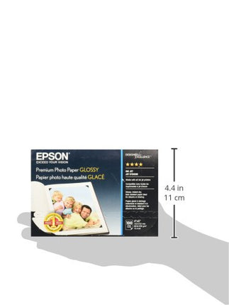 Epson Premium Photo Paper Glossy 4x6 100 Sheets S041727