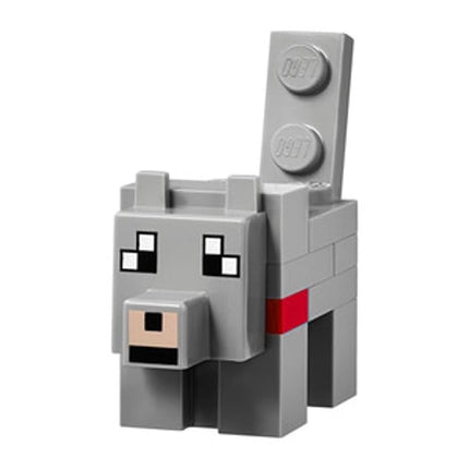 LEGO Minecraft Minifigure Wolf Minifig Grey Animal