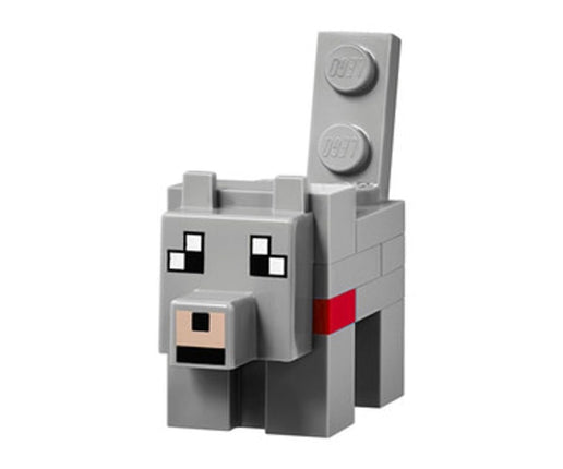 LEGO Minecraft Minifigure Wolf Minifig Grey Animal