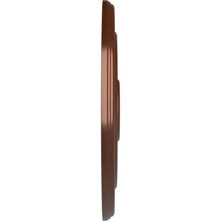 19 3/4"OD x 1 1/2"P Kepler Traditional Ceiling Medallion (For Canopies up to 4 1/2"), Hand-Painted Copper Penny