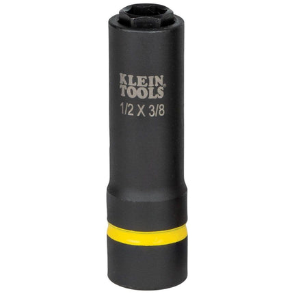 Klein Tools 66061 2-in-1 Deep Impact Socket, 6-Poi