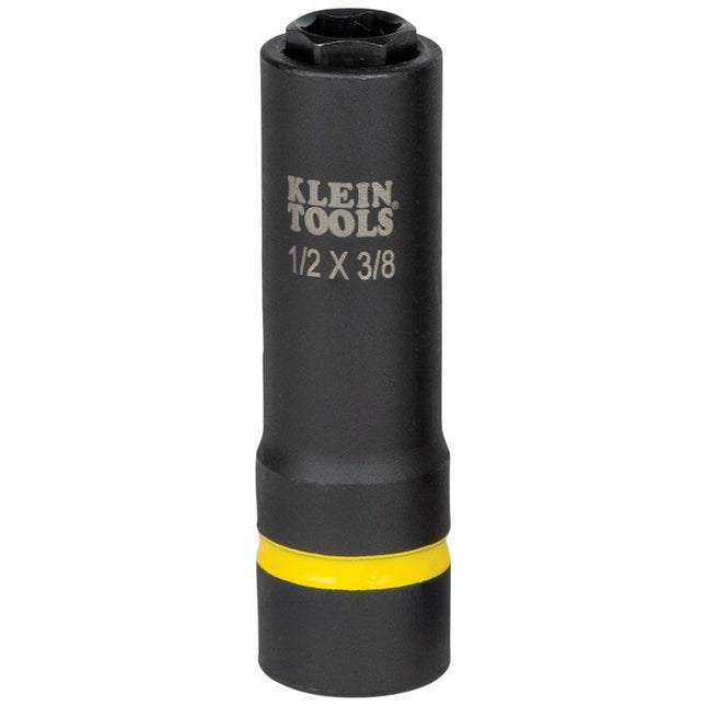 Klein Tools 66061 2-in-1 Deep Impact Socket, 6-Poi