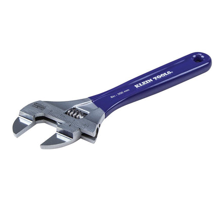 KLEIN TOOLS D86936 Adjustable Wrench, Forged with Slimmer Jaw and a High Polish Chrome Finish, 8-inch