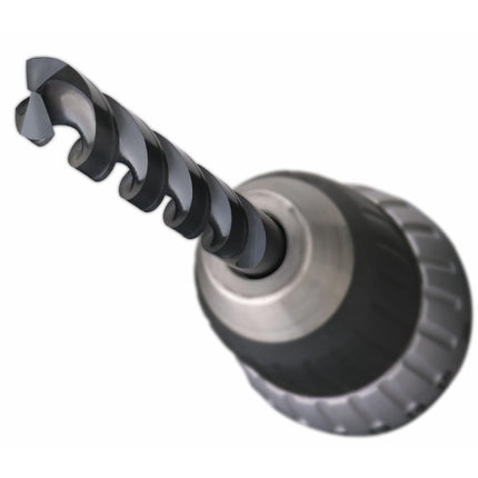 BOSCH BL2751 1-Piece 3/8 In. x 12 In. Extra Length Aircraft Black Oxide Drill Bit for Applications in Light-Gauge Metal, Wood, Plastic