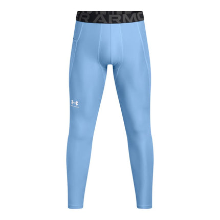 Under Armour Men's HeatGear Armour Leggings, (475) Carolina Blue/White/White, 3X-Large