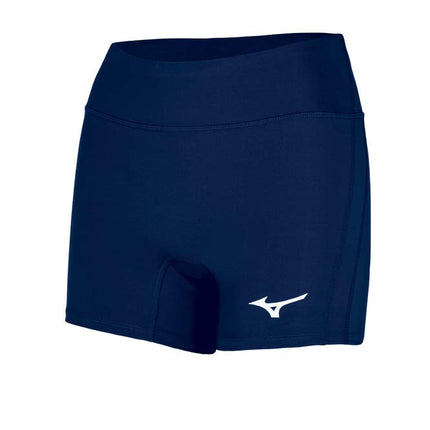 Mizuno Women's Elevated 4" Inseam Volleyball Short, Navy, XX-Small