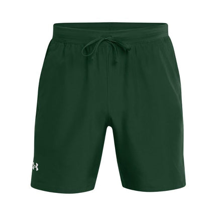 Under Armour Pantalones Cortos para Hombre Launch Run 7 Pulgadas sin Forro, (301) Verde Bosque/Verde Bosque/Blanco, Talla Grande