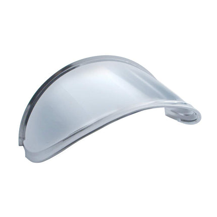 United Pacific 7" Round Stainless Extended Headlight Visor