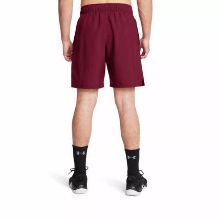 Under Armour Men's Woven Wordmark Shorts, (625) Cardinal / / Racer Red, X-Small