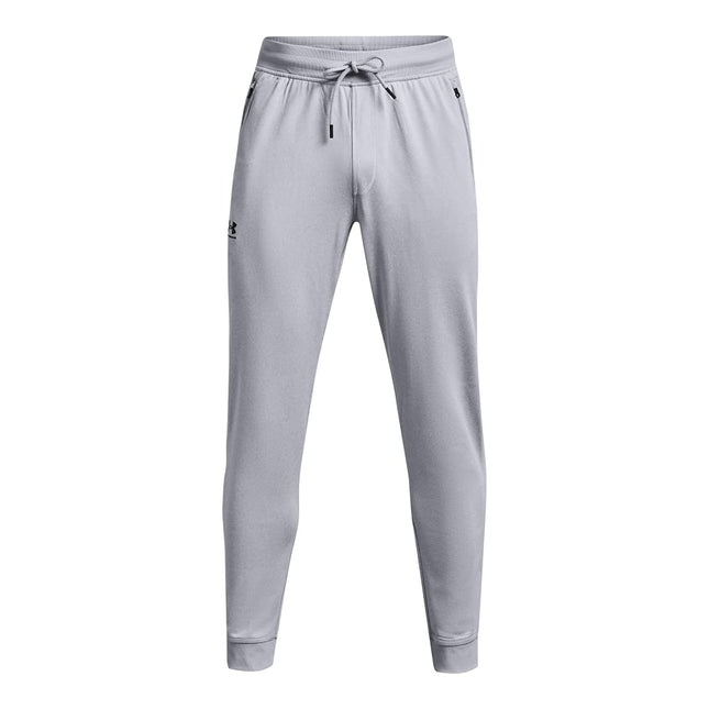 Under Armour Men's Tricot Joggers, Mod Gray Full H
