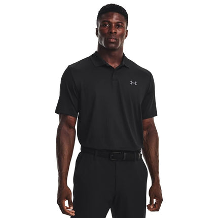 Under Armour Mens Performance Polo Shirt Black 4XL