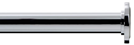Ivilon Tension Curtain Rod - Spring Tension Rod for Windows or Shower, 54 to 90 Inch. Chrome