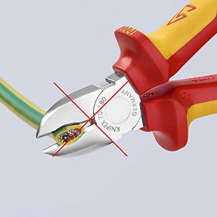 Knipex Diagonal Multi-Component Grips Cutter, 180 mm Long