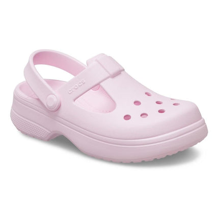 Crocs Unisex Kids, Classic Mary Jane Clog K, Pink Milk, 4 UK Child