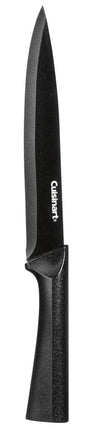 Juego de cuchillos Cuisinart, juego de cuchillos metálicos de 12 piezas con protector de hoja, ligeros, de acero inoxidable, duraderos y aptos para lavavajillas, C55-12PMB, negro