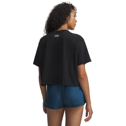 Under Armour Womens Rival Boxy T-Shirt Black XXL