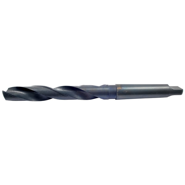 HHIP 5302-4136 High Speed Steel 4MT Taper Shank Drill, 118 Degree Split Point, 1-9/16" Diameter X 9-5/8" Flute Length X 15-1/4" Overall Length