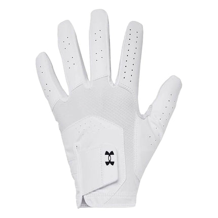 Under Armour Mens 2022 Iso-Chill Cabretta Leather Golf Glove - White - XL
