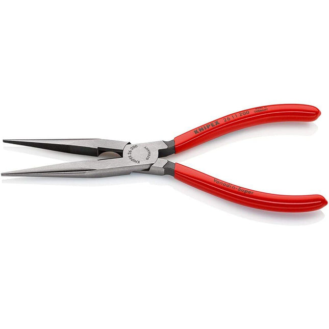 Knipex 2611200SBA Long Nose Pliers with Cutter, 8 Inch