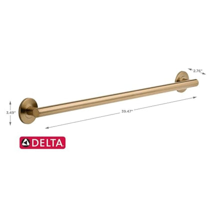 DELTA 41836-CZ Contemporary Decorative Grab Bar, 36", Champagne Bronze