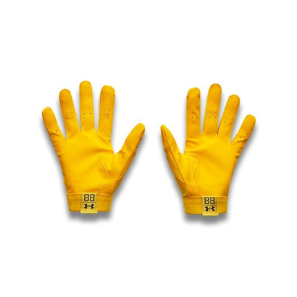 Under Armour Mens Clean Up Baseball Gloves (790) Campus Gold/Campus Gold/Black, X-Large