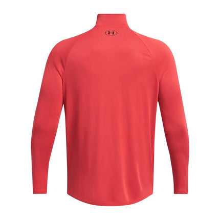 Under Armour Men's Tech 2.0 1/2 Zip - Long sleeve - Tops - Red Solstice/Black 3XL