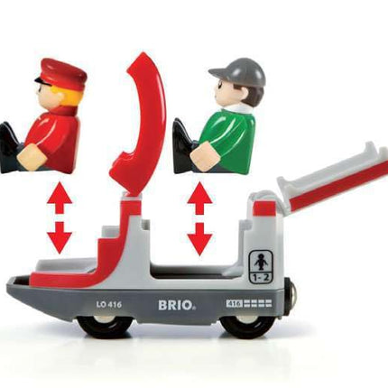 BRIO World Travel Train Toy For Kids Age 3 Years Up - Wooden Railway Accessories and Add Ons